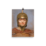 “Helmet for Figure of Force” Art Print - Lone Fox
