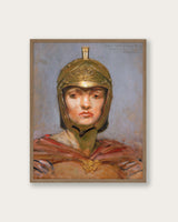 “Helmet for Figure of Force” Art Print - Lone Fox