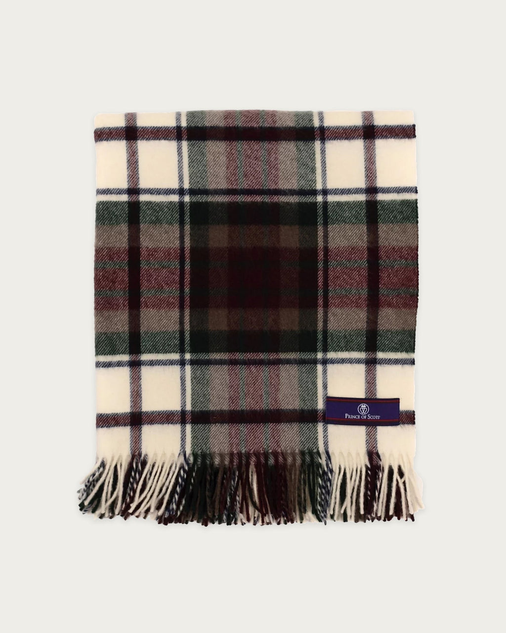 Highland Tartan Plaid Merino Wool Throw in Merlot – Lone Fox