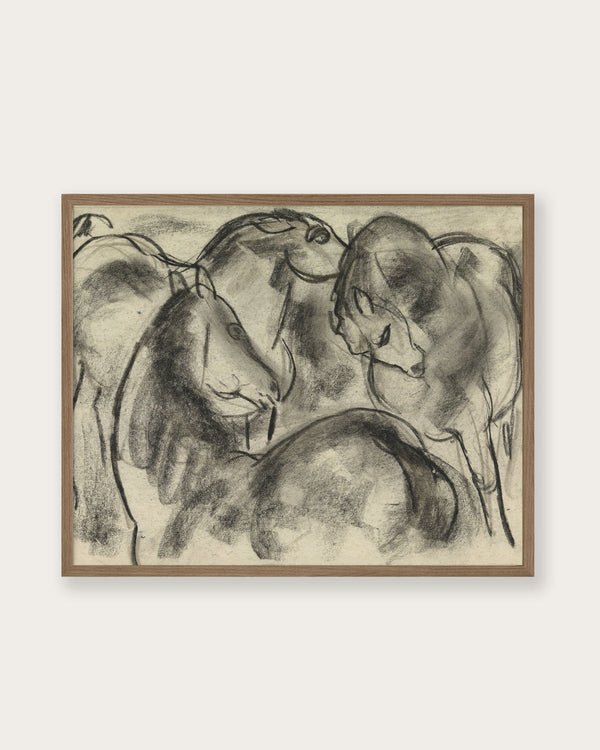 "Horses" Art Print - Lone Fox