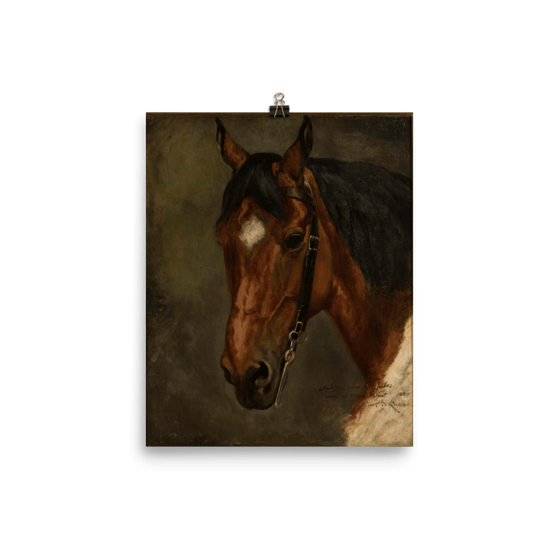 "Horse’s head" Art Print - Lone Fox