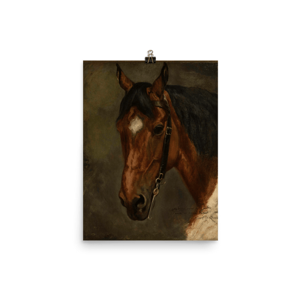 "Horse’s head" Art Print - Lone Fox