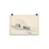 "House and Boat" Art Print - Lone Fox