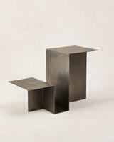 Valley Side Table - Stainless Steel