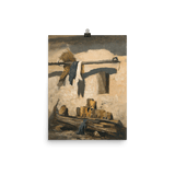 "House walls" Art Print - Lone Fox