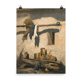"House walls" Art Print - Lone Fox