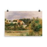 "Houses in a Park" Art Print - Lone Fox
