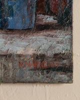Impasto Still Life Oil Painting by N. Marsiano, 1920's - Lone Fox