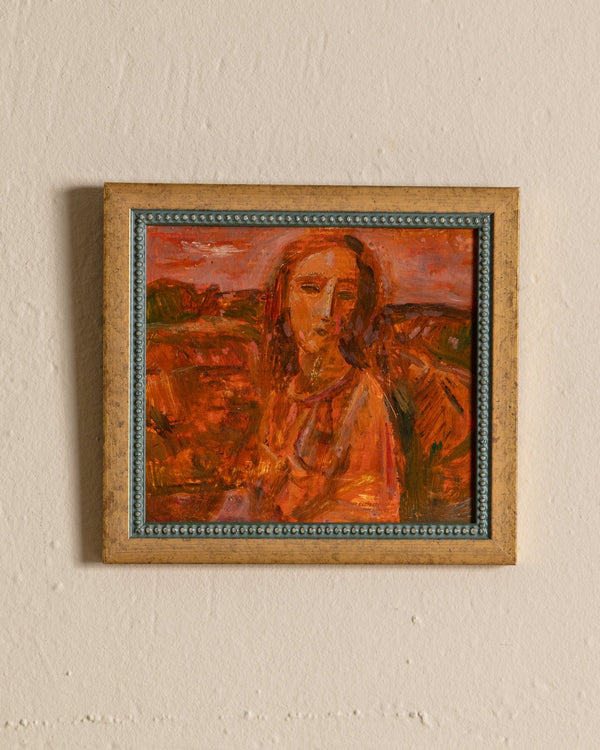 Impressionist Figural Portrait by Serhiy Geta, 1980's - Lone Fox