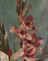 Impressionist Gladioli Floral Oil Painting, Europe, 19th Century - Lone Fox