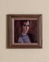 Impressionist Portrait Oil Painting by Serhiy Geta, 1980's - Lone Fox