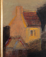 Impressionist Village Scene by Marcel Cockx, Belgium, 1955 - Lone Fox