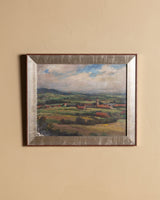 Impressionistic Village Landscape Oil Painting, Europe, Early 20th Century - Lone Fox