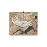 "In a hammock (1917)" Art Print - Lone Fox
