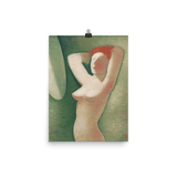"In Front Of The Mirror" Art Print - Lone Fox