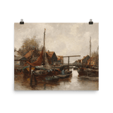 "In the Harbour" Art Print - Lone Fox