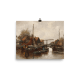 "In the Harbour" Art Print - Lone Fox