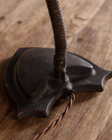 Industrial Cast Iron Gooseneck Desk Lamp, Europe, 1940's - Lone Fox