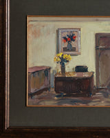 Interior Room Still Life Oil Painting by Krishtopenko, Ukraine, 1979 - Lone Fox