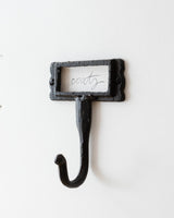Iron Name Plate Wall Hook - Lone Fox