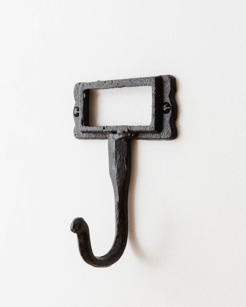 Iron Name Plate Wall Hook - Lone Fox