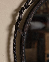 Iron Ribbon Wrapped Wall Mirror - Lone Fox