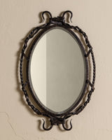 Iron Ribbon Wrapped Wall Mirror - Lone Fox