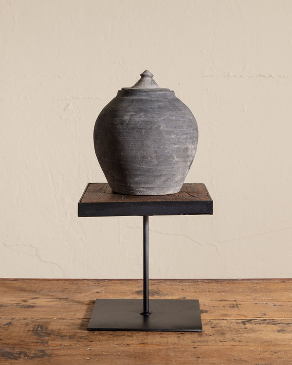 Iron & Rustic Wood Riser - Lone Fox