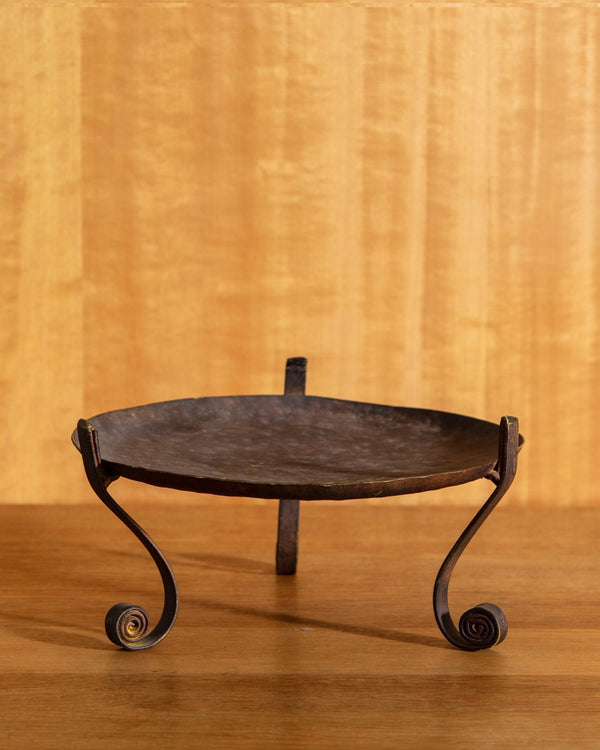 Iron Swirl Footed Tray/Stand - Lone Fox