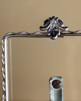 Italian Glass Picture Frame with Scalloped Silver Detail, 1950's - Lone Fox