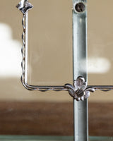 Italian Glass Picture Frame with Scalloped Silver Detail, 1950's - Lone Fox