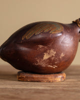 Italian Leather Duck Decanter - Lone Fox