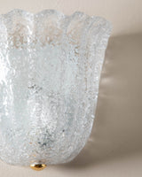 Italian Murano Glass Shell Sconce (4 available) - Lone Fox