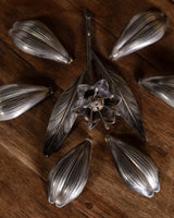 Italian Silver-Plated Flower Petal Ashtray 2, 1950's - Lone Fox