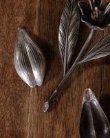 Italian Silver-Plated Flower Petal Ashtray 2, 1950's - Lone Fox