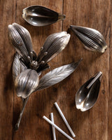 Italian Silver-Plated Flower Petal Ashtray 3, 1950's - Lone Fox