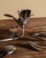 Italian Silver-Plated Flower Petal Ashtray 3, 1950's - Lone Fox