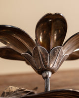 Italian Silver-Plated Flower Petal Ashtray 3, 1950's - Lone Fox