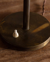 Italian Solid Brass Cone Shade Desk Lamp, Italy, 1950s - Lone Fox
