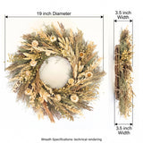 Ivory Meadows Wreath - Lone Fox