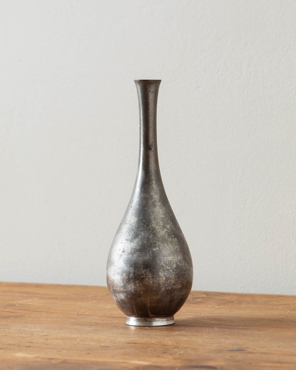 Japanese Metal Bud Vase - Lone Fox