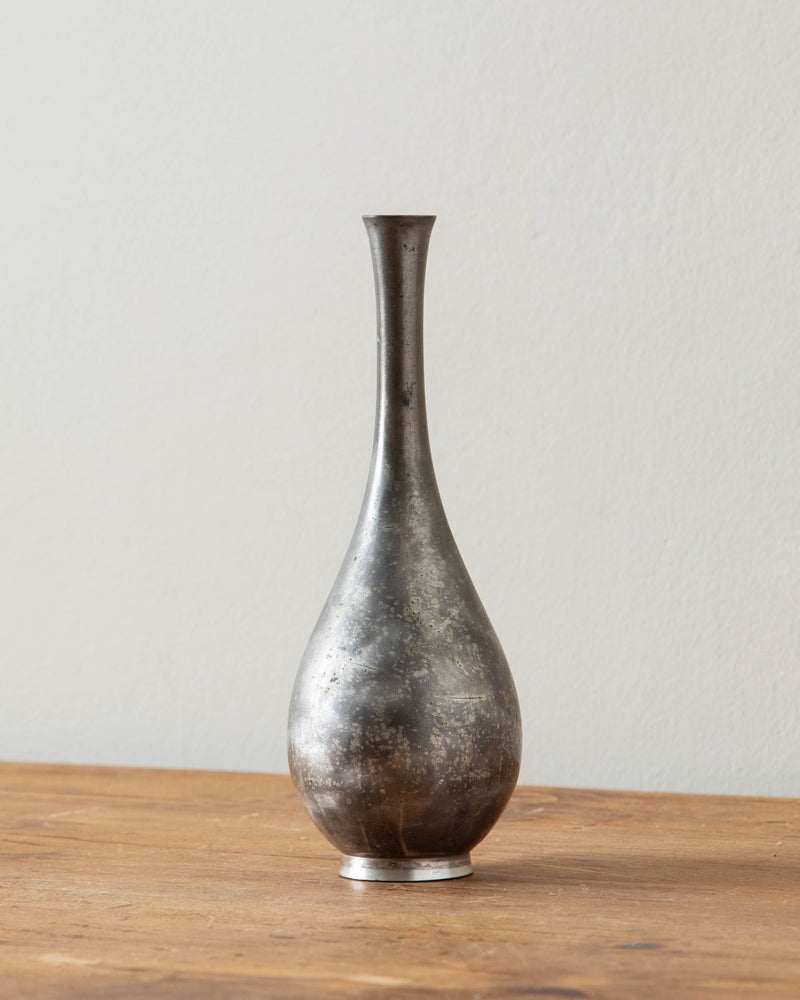 Japanese Metal Bud Vase - Lone Fox