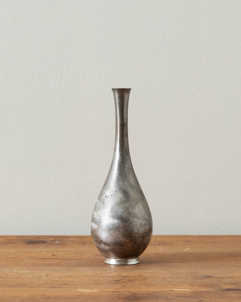 Japanese Metal Bud Vase - Lone Fox