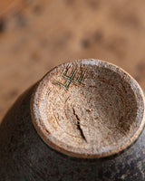 Japanese Studio Pottery Vessel w/ Lid, Signed - Lone Fox