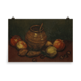 "Jar & Apples Still Life" Art Print - Lone Fox
