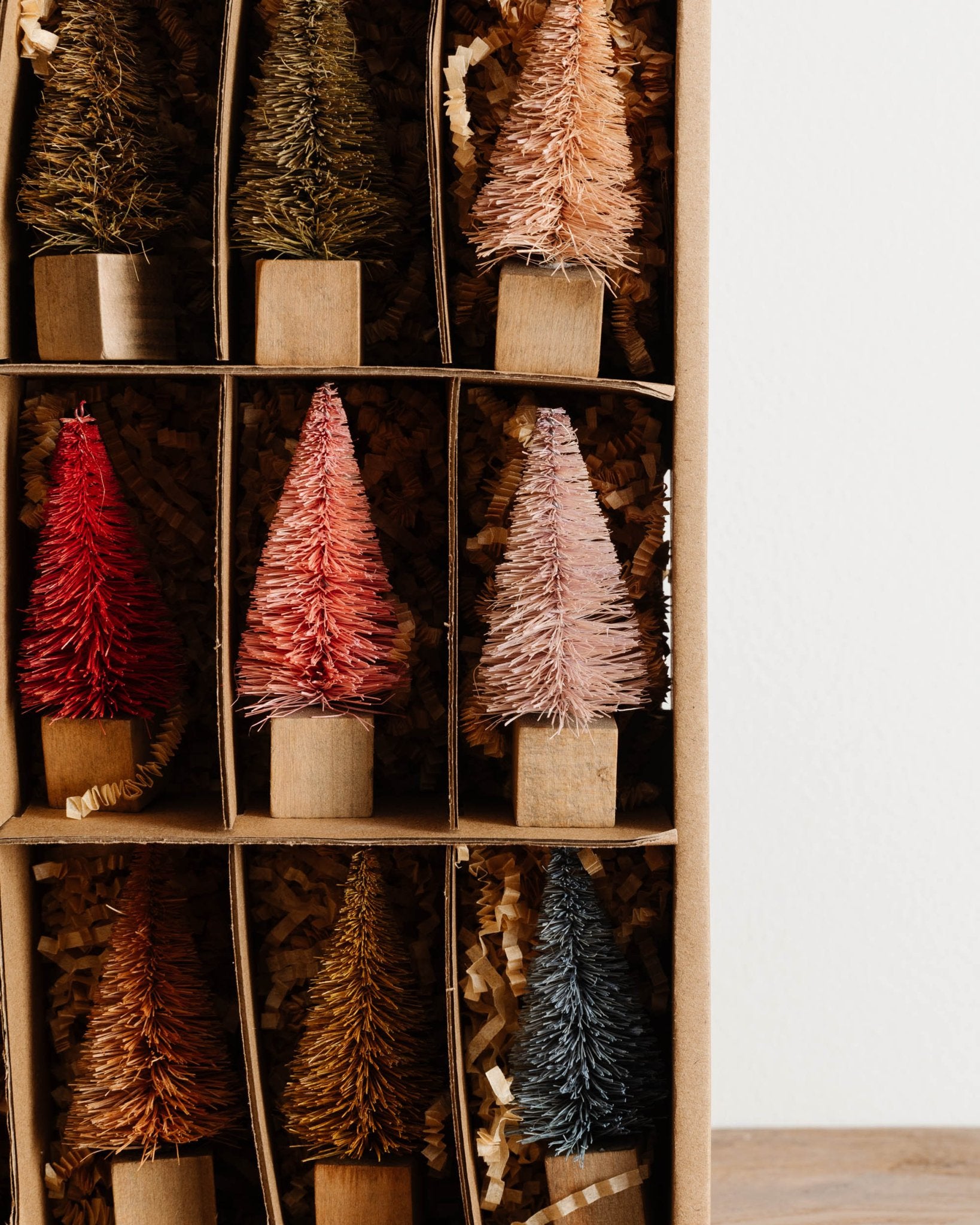 Jewel Mini Bottle Brush Trees (Set of 12) – Lone Fox