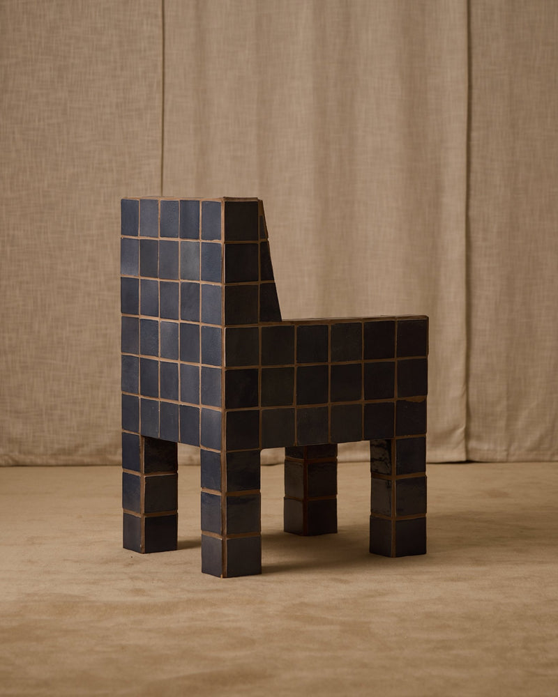 Jura Tiled Accent Chair - Lone Fox