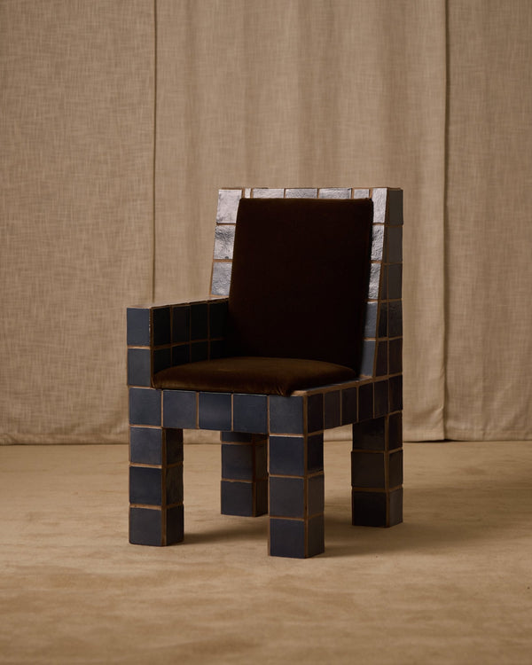 Jura Tiled Accent Chair - Lone Fox