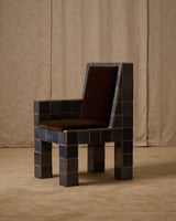 Jura Tiled Accent Chair - Lone Fox