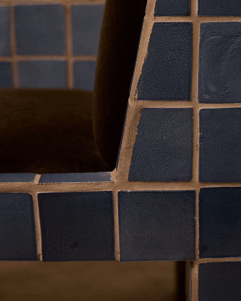 Jura Tiled Accent Chair - Lone Fox
